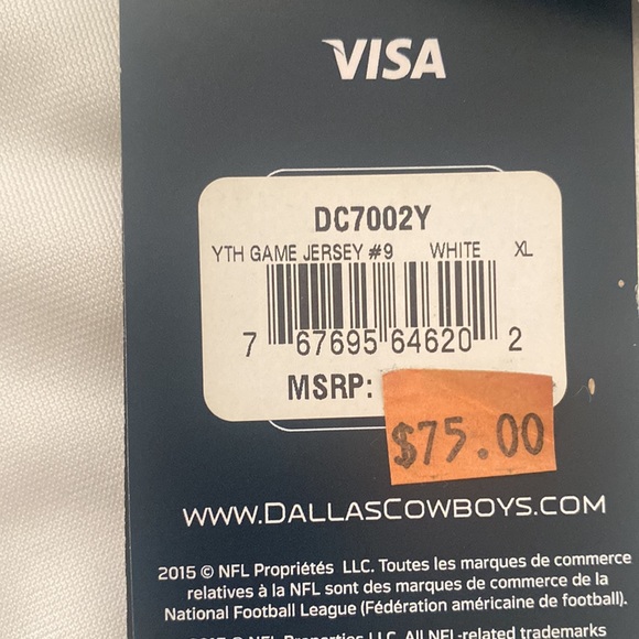 Dallas Cowboys jersey size YOUTH XL - Picture 4 of 4
